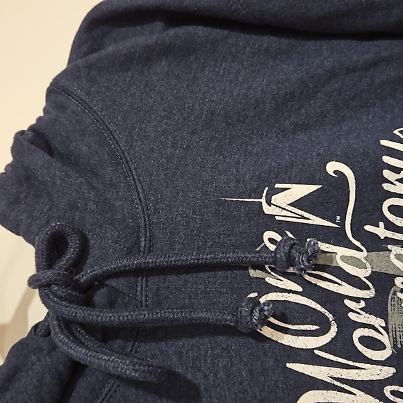 ONE WORLD OBSERVATORY 2015 NYC commemorative graphic hoodie Small Unisex EUC - Picture 6 of 6